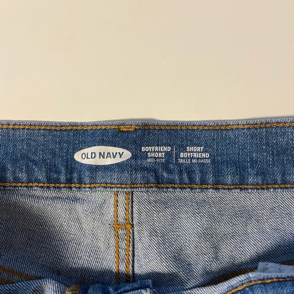 Distressed Boyfriend Cutoff Denim Shorts - Picture 4 of 4